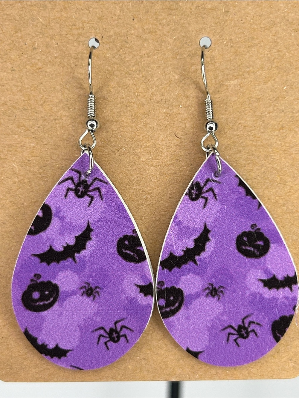 Mini Faux Teardrop Earrings Halloween